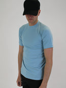 240 Sky Blue Plain Lightweight Premium T-Shirt