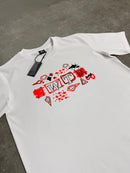 White / Red Metaphor T-Shirt