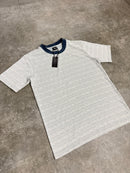 440 Sky Blue Striped Premium T-Shirt