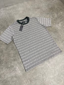 450 Dark Grey Striped Premium T-Shirt