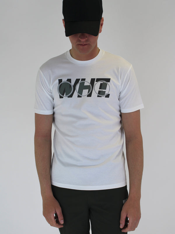 White / Khaki V9 T-Shirt
