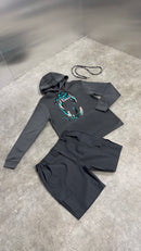 Grey / Teal Bite Hoodie (2026)