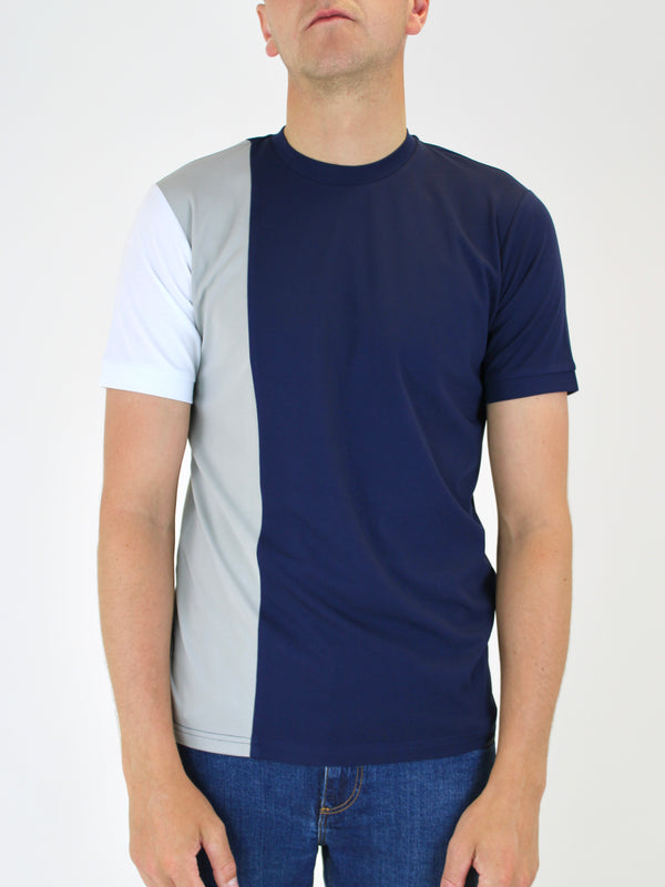 Kids 180 Navy / Stone / White Offset Lightweight Premium T-Shirt