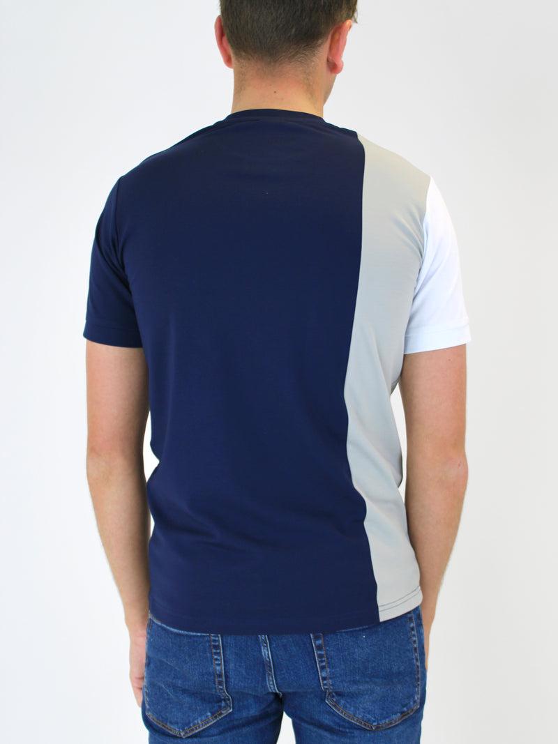 Kids 180 Navy / Stone / White Offset Lightweight Premium T-Shirt