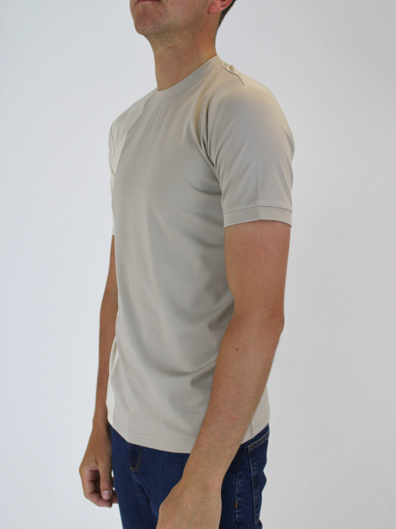 Kids 170 Cream / Beige Offset T-Shirt
