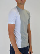 150 Stone / White Offset T-Shirt