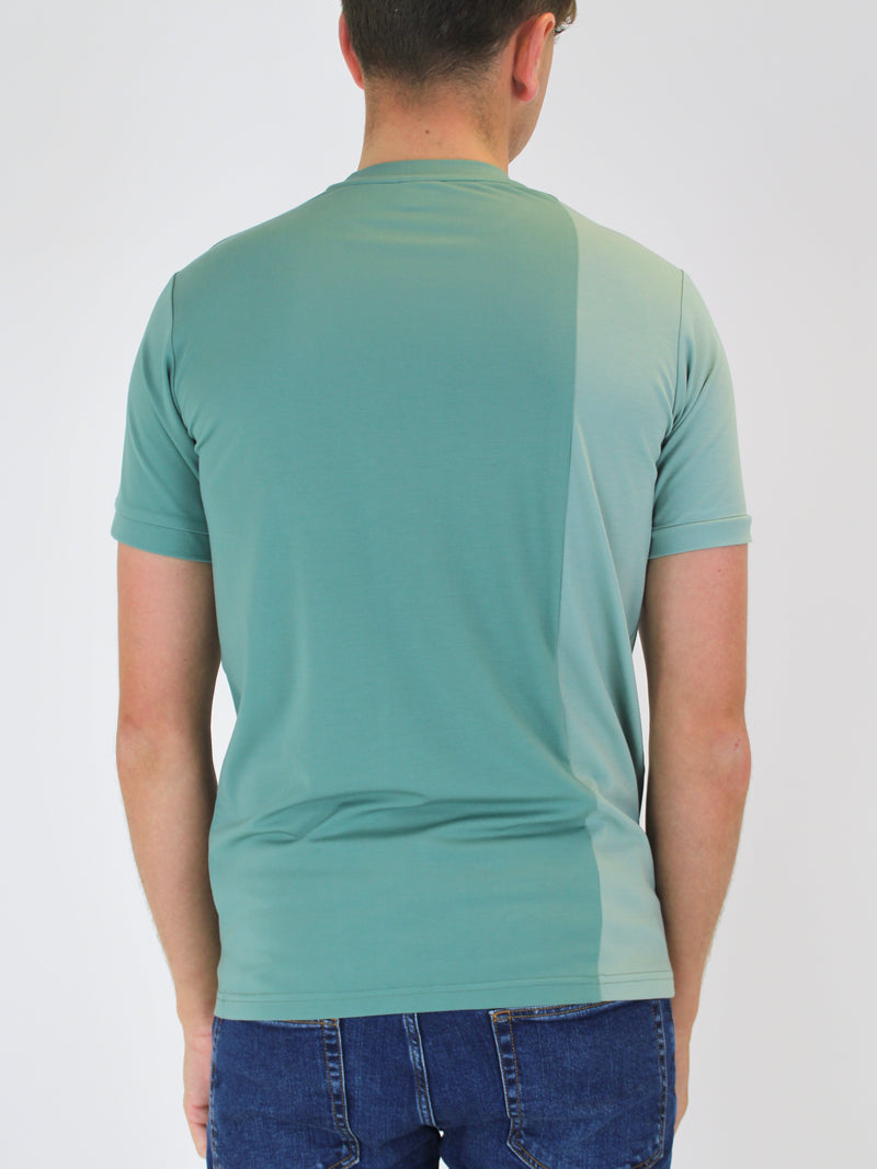 Kids 160 Light Teal /Sage Offset T-Shirt