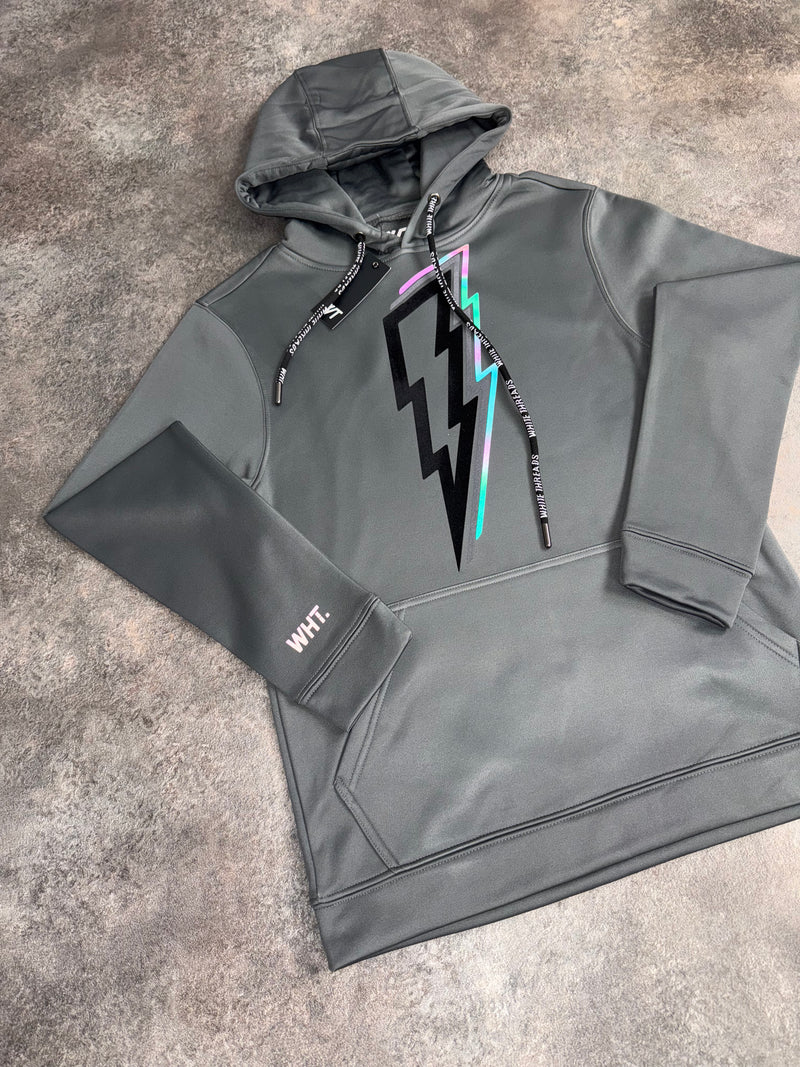 Grey / Obsidian OG Bolt Hoodie