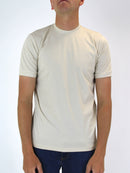 Kids 250 Light Beige Plain Lightweight T-Shirt