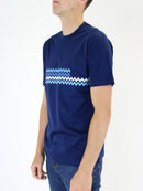 Kids Navy / Blue ZigZag T-Shirt