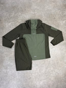 Khaki V9 Jacket & Shorts Set