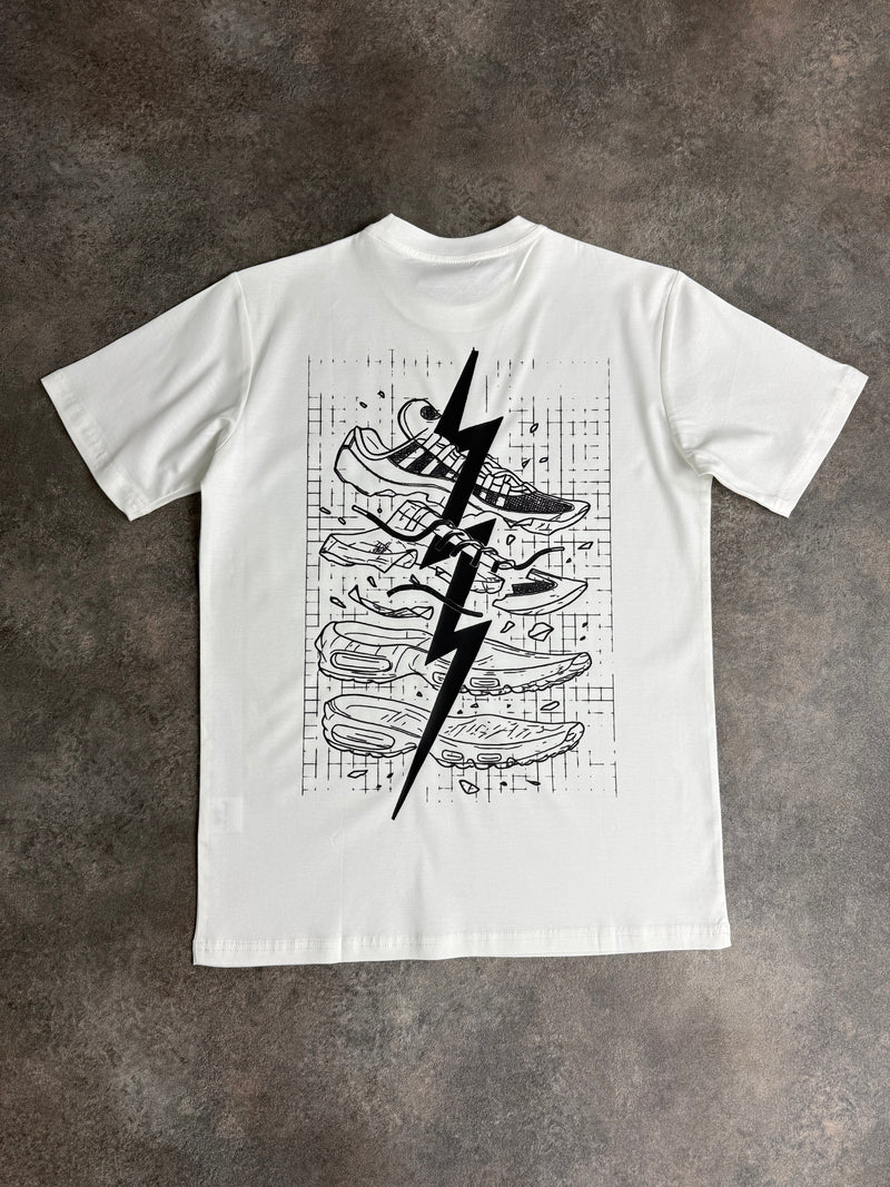 White BluePrint T-Shirt