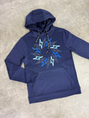 Navy Reflective Swarm Bolt Hoodie (2026)