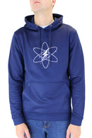 Kids Navy Reflective Atom Bolt Hoodie