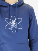 Kids Navy Reflective Atom Bolt Hoodie