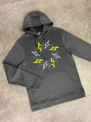 Grey Reflective Swarm Bolt Hoodie (2026)