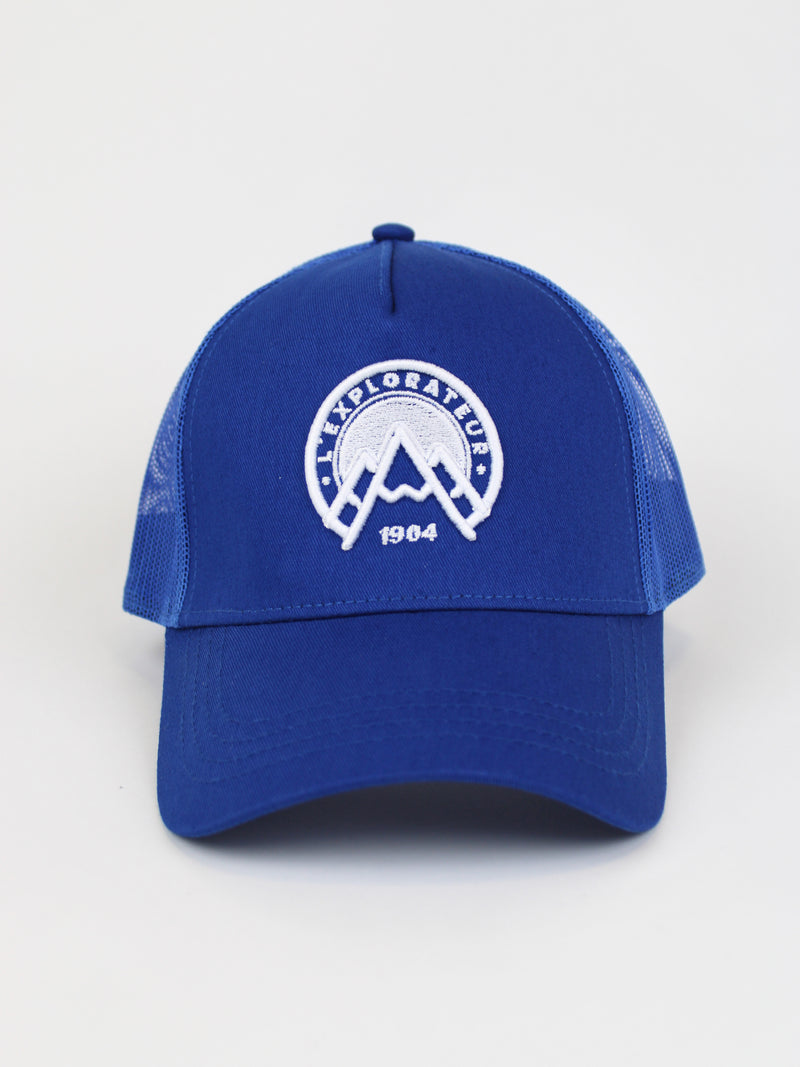 Blue Explorer Trucker Cap