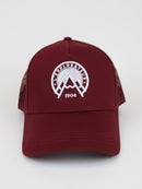 Maroon Explorer Trucker Cap