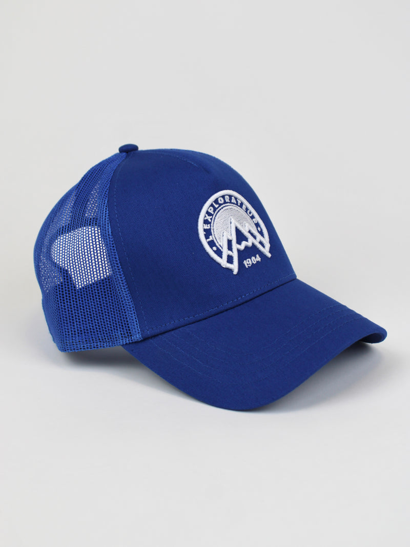 Blue Explorer Trucker Cap