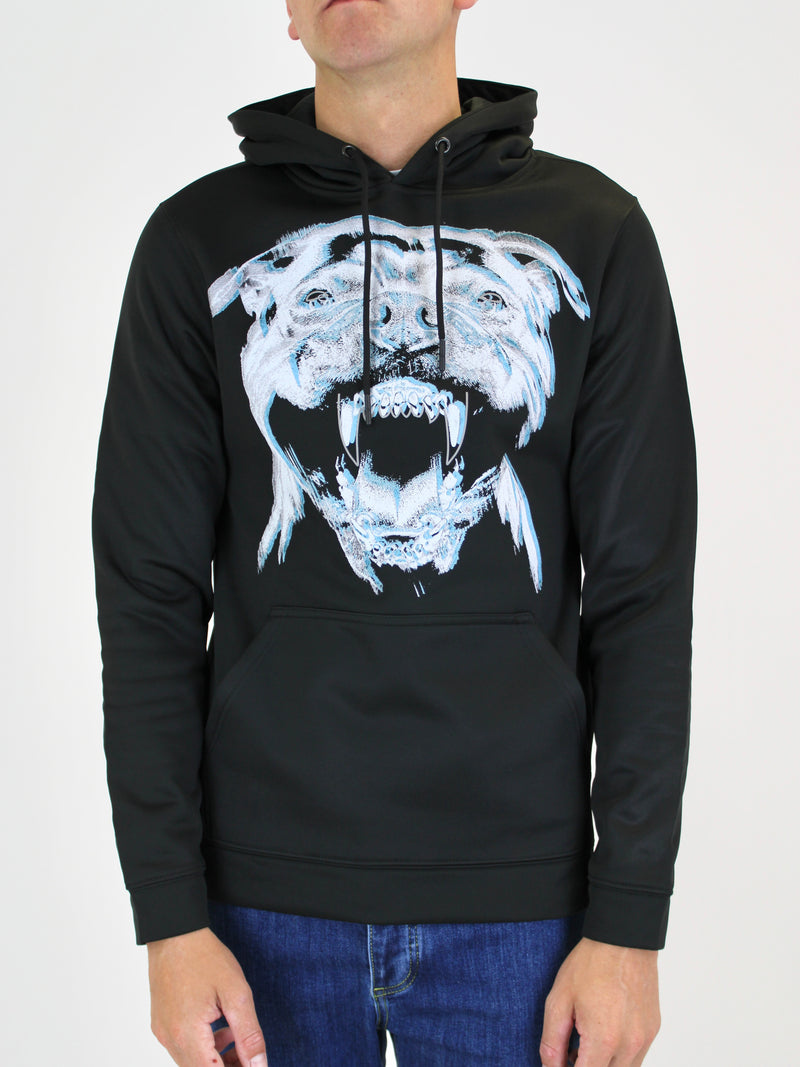 Kids Black Reflective Dog Hoodie