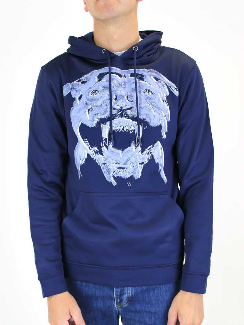 Kids Navy Reflective Dog Hoodie