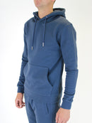 Kids Plain Prussian Blue Essential Hoodie