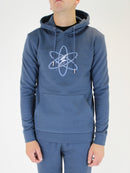 Prussian Blue Atom Bolt Hoodie