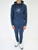 Prussian Blue Atom Bolt Hoodie
