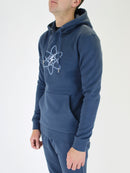 Prussian Blue Atom Bolt Hoodie