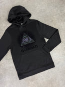 Black Reflective Illuminati Hoodie