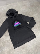 Black Reflective Illuminati Hoodie
