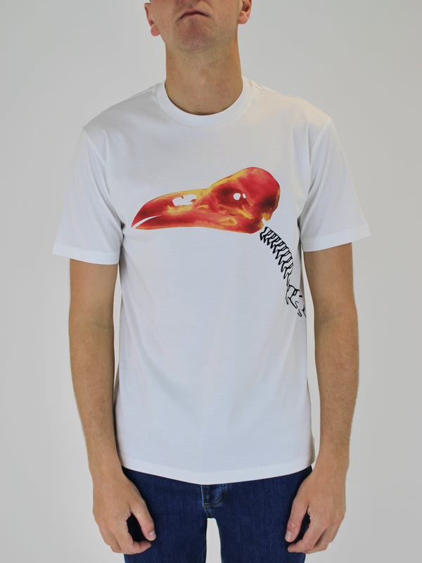 Kids White X-Ray Bird T-Shirt