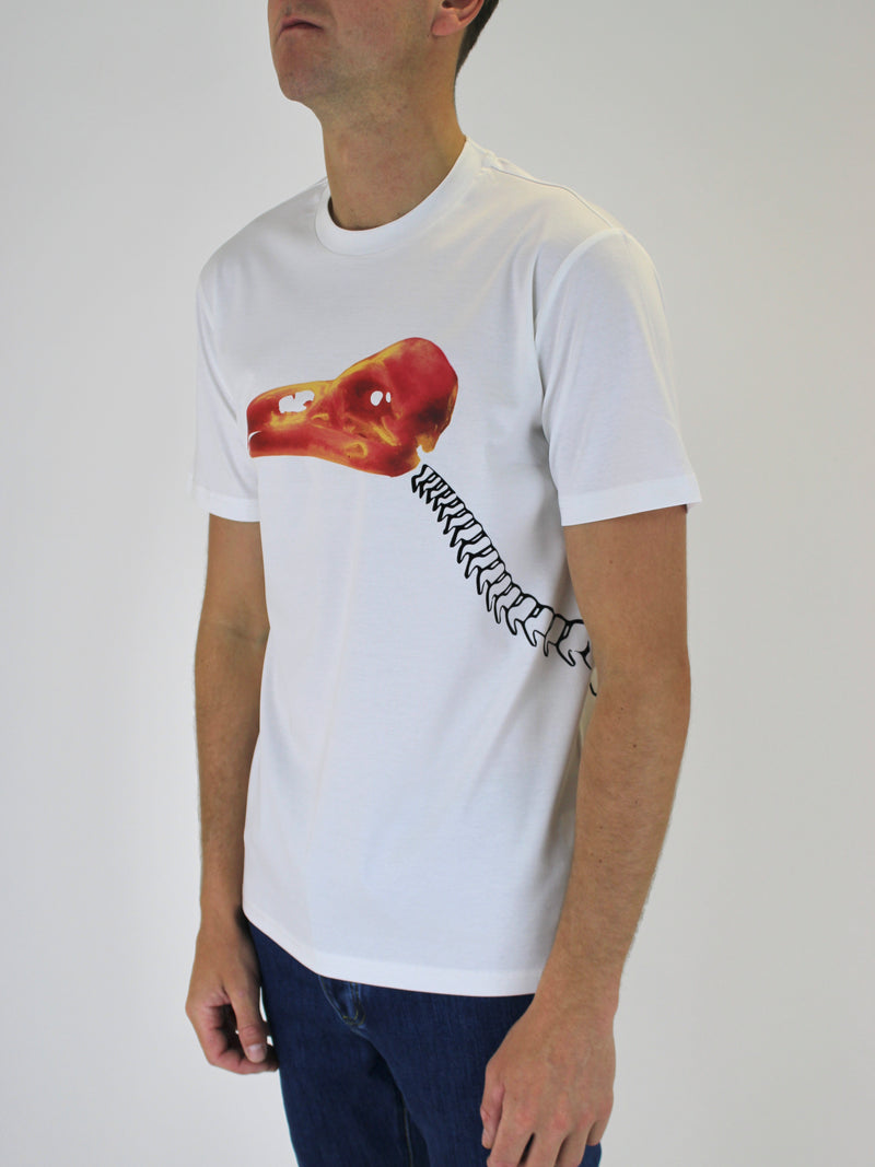 Kids White X-Ray Bird T-Shirt