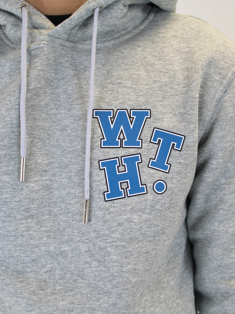 Light Grey WHT Block Hoodie