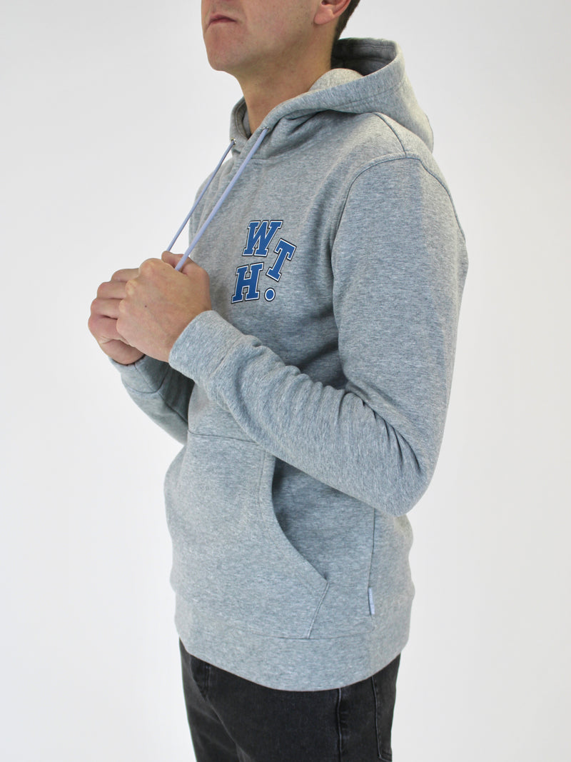 Light Grey WHT Block Hoodie