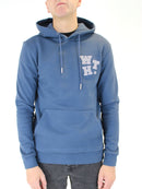 Kids Prussian Blue WHT Block Hoodie
