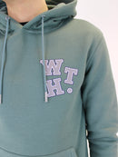 Kids Sage WHT Block Hoodie