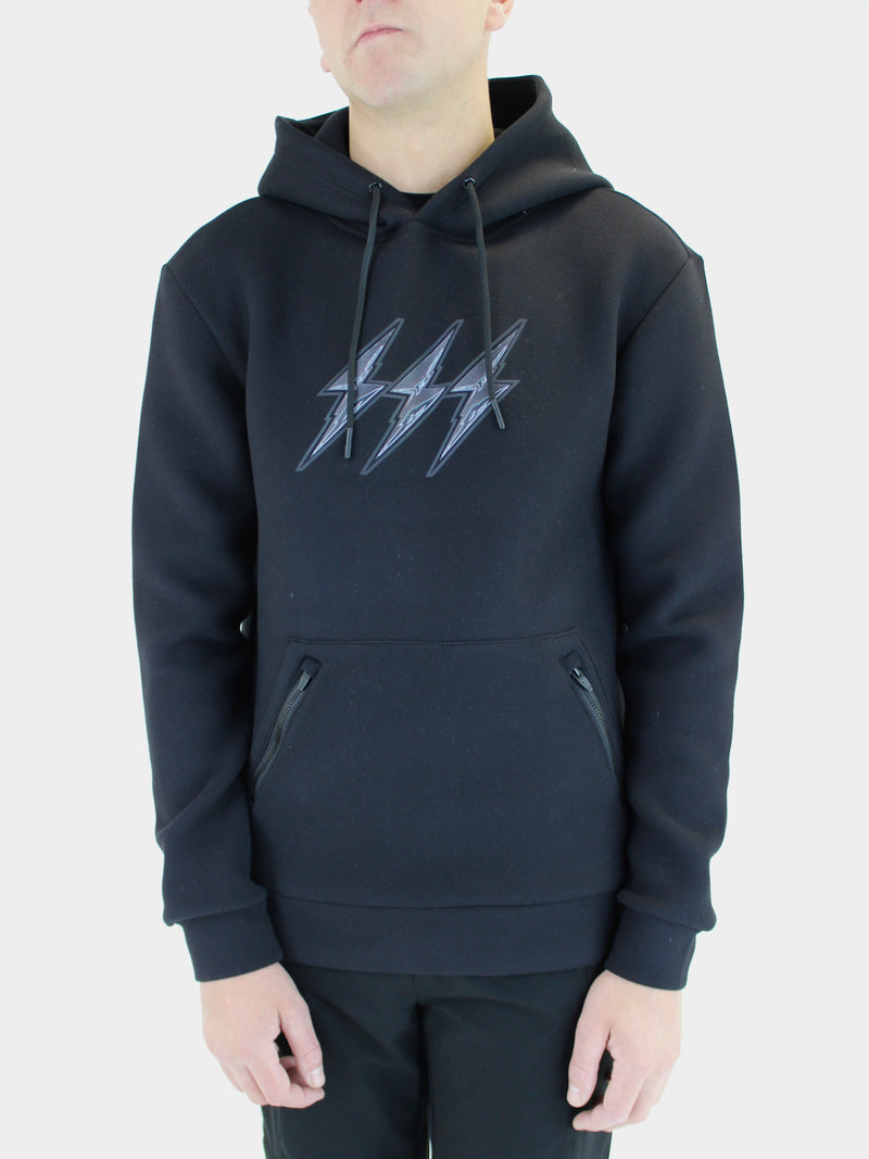 Black Onyx Triple Bolt (Softshell) Hoodie