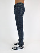 Navy 510 Textured T-Shirt / Navy 902 Denim Set