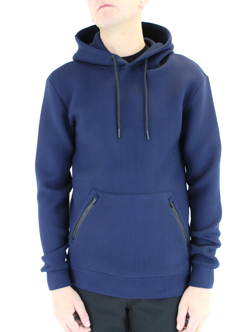 Navy Plain Softshell Hoodie