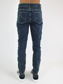 Navy 510 Textured T-Shirt / Navy 902 Denim Set