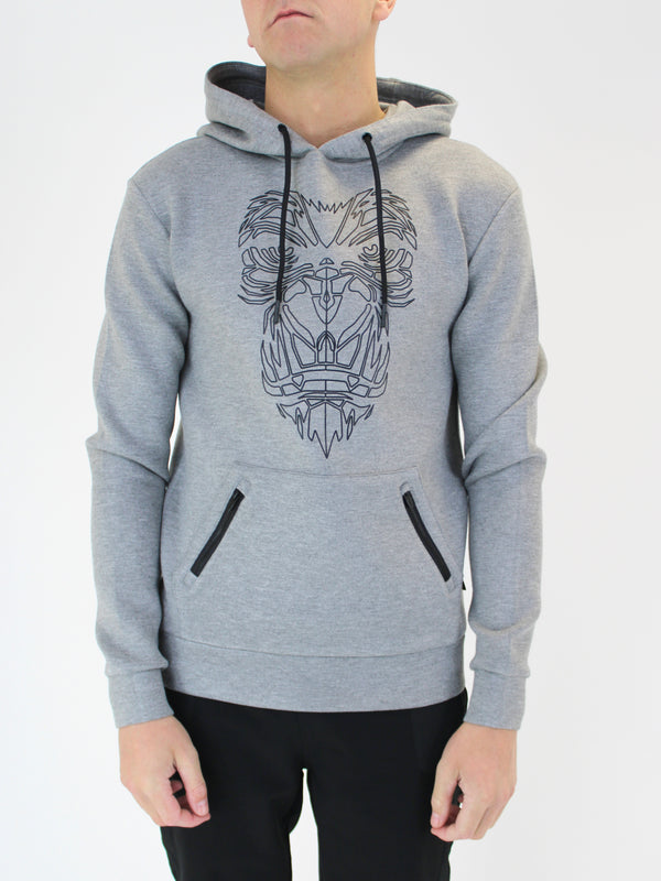 Kids Light Grey Onyx Gorilla (Softshell) Hoodie