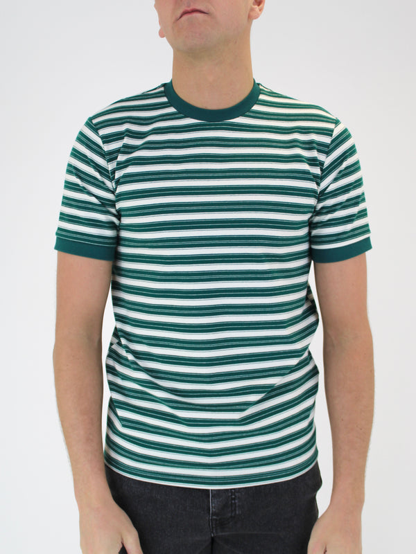 Kids 330 Green Striped T-Shirt