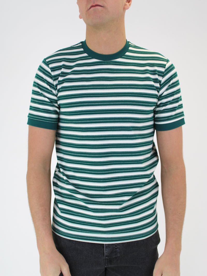 Kids 330 Green Striped T-Shirt