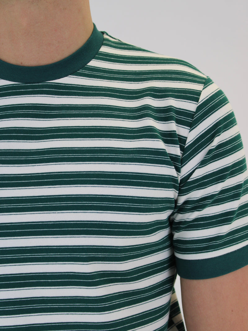 Kids 330 Green Striped T-Shirt