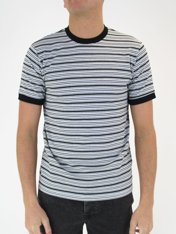 Kids 320 Black Striped T-Shirt