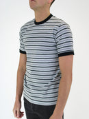 320 Black Striped Premium T-Shirt