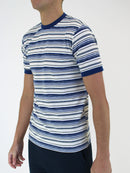 Kids 340 Navy Striped T-Shirt