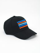 Black / Orange ZigZag Cap