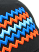 Black / Orange ZigZag Cap
